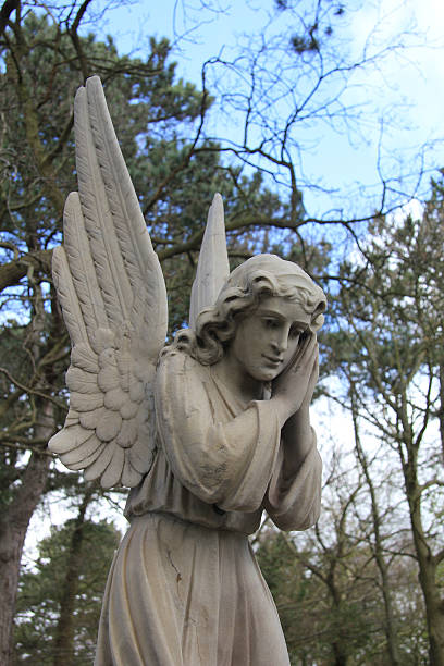 istock Guardian Angel grave monument 175691770