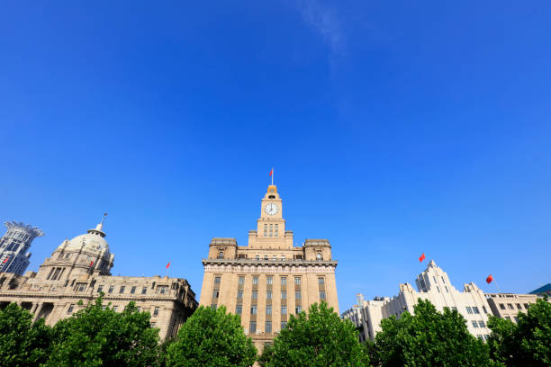 istock Architectural scenery of Shanghai Bund, China 1756944515
