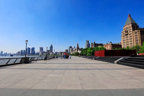 istock Architectural scenery of Shanghai Bund, China 1756951663
