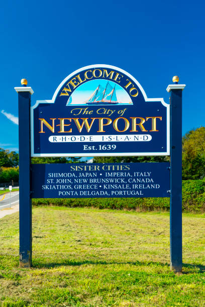 istock Newport, Rhode Island Welcome Sign 1756965297