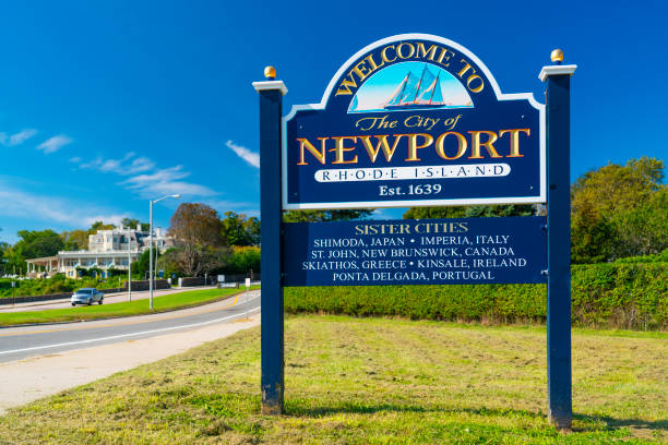 istock Newport, Rhode Island Welcome Sign 1756965455