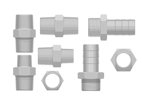 Set of pipe fitting equipment(nipple)