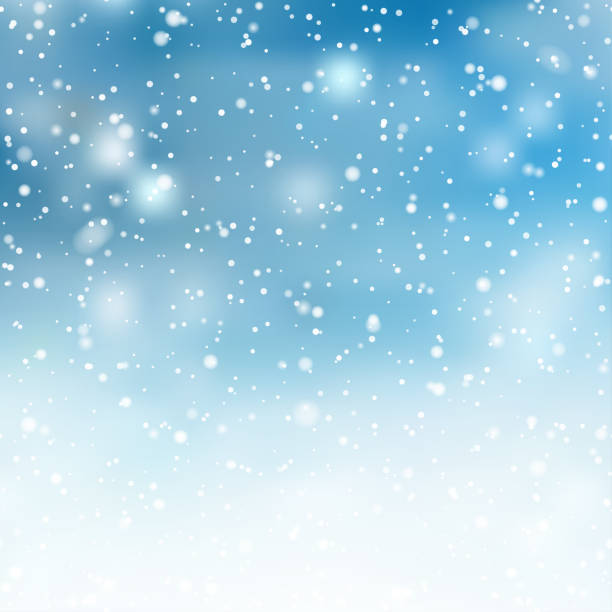 istock Christmas, Snowy background with falling snow, snowflakes, snowdrift for winter and new year holidays. Vector 1757142506
