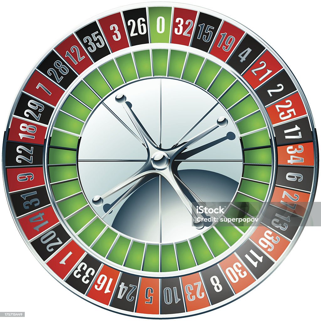 Sample Roulette Wheel Casino Roulette Wheel With Chrome Elements Stock Illustration ...