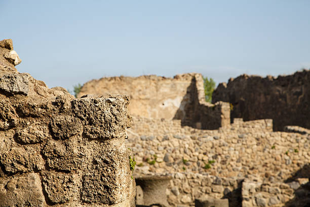 istock Old Wall in Pompeii wtih Ruins 175719202