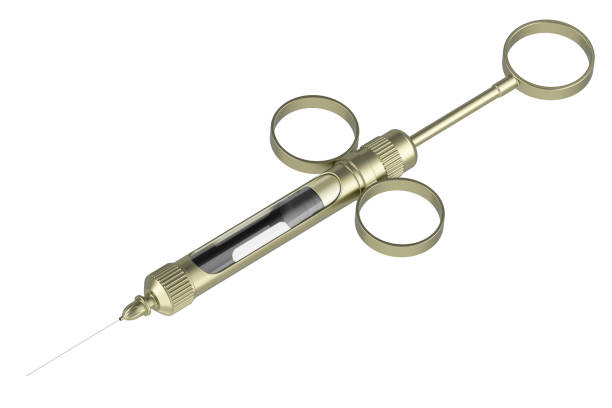 istock Carpool syringe for anesthesia in dentistry, 3D rendering 1757198595