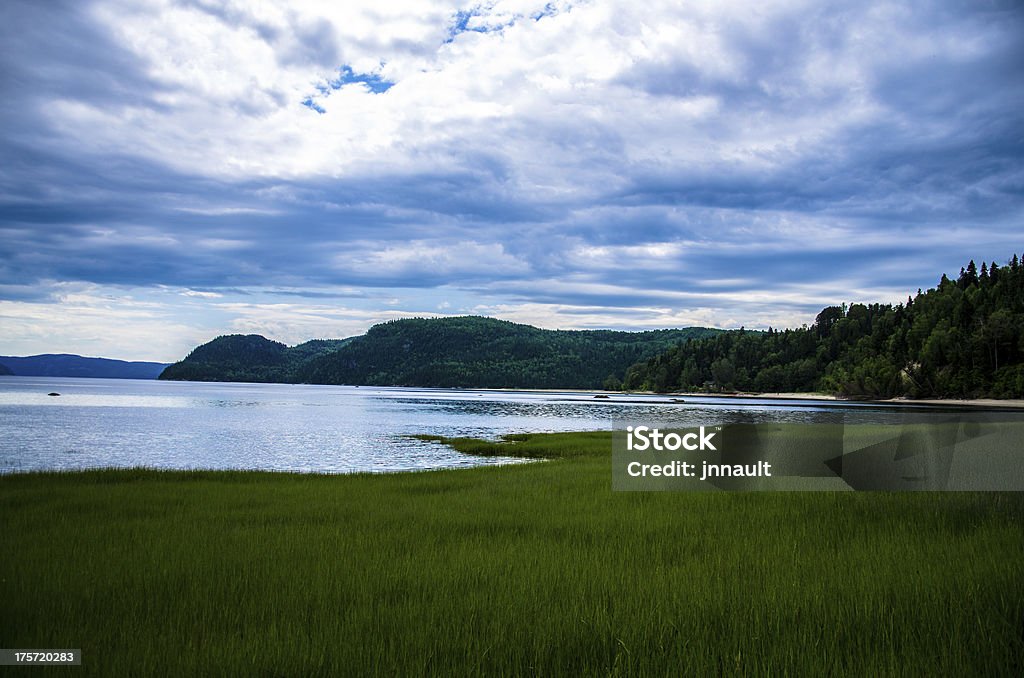 Paysage de montagne, au Canada, au Québec, le lac, le ciel, Nature, un Fjord - Photo de Amérique du Nord libre de droits