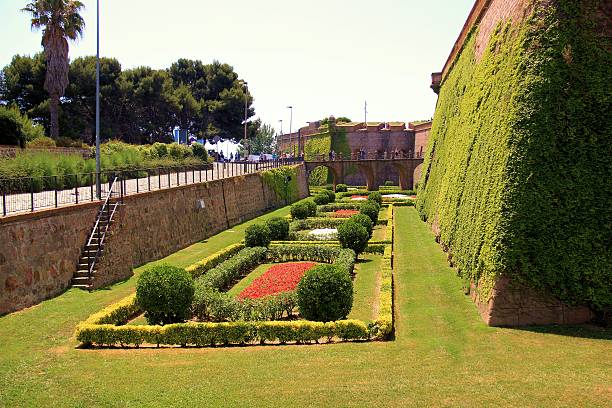 montjuic park - 1599 imagens e fotografias de stock