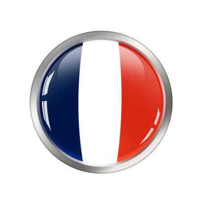 National Flag of France, button