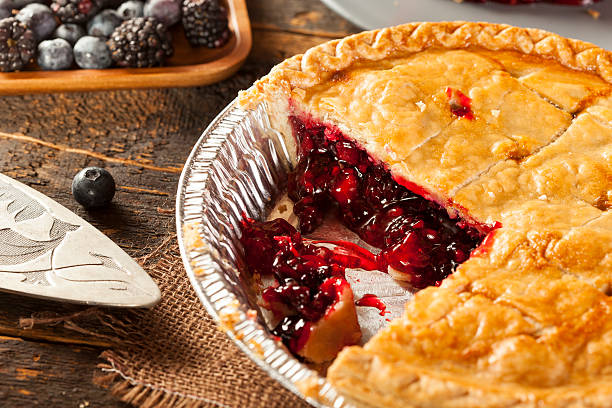 istock Homemade Organic Berry Pie 175720623