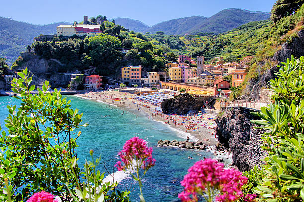 Italian coast stock photo