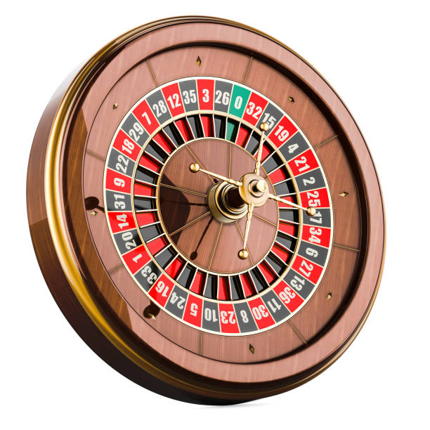 istock Casino roulette. Professional Roulette Wheel, 3D rendering 1757214373