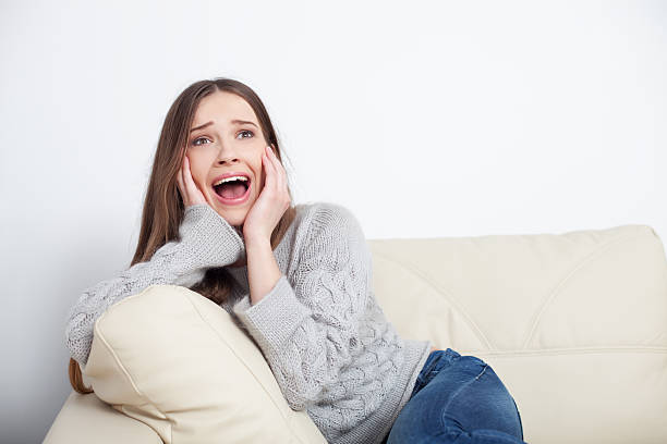 istock Watching horror movie 175723230
