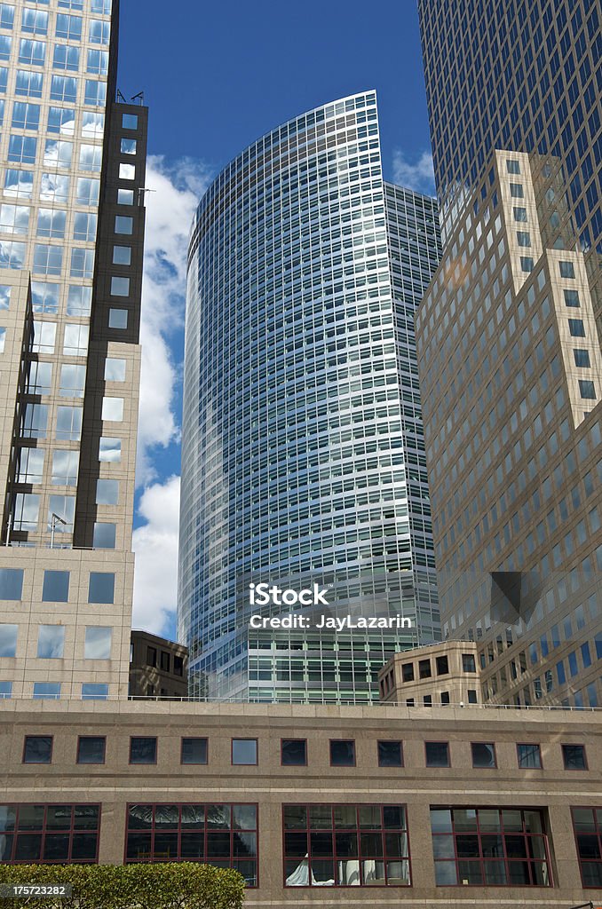 Нью-Йорк городской пейзаж Goldman Sachs здания, Нижний Манхэттен - Стоковые фото Внешний вид здания роялти-фри