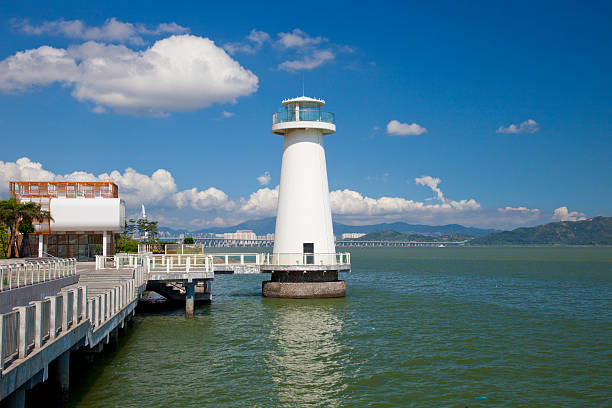 The lighthouse in the Gulf of Shenzhen