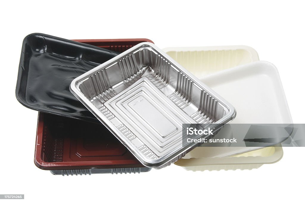 Food-Tabletts - Lizenzfrei Aluminium Stock-Foto