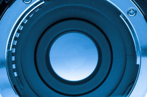 range extender teleconverter lens isolated on white