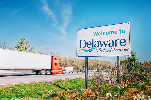 2023 Archival Image of the “Welcome to Delaware