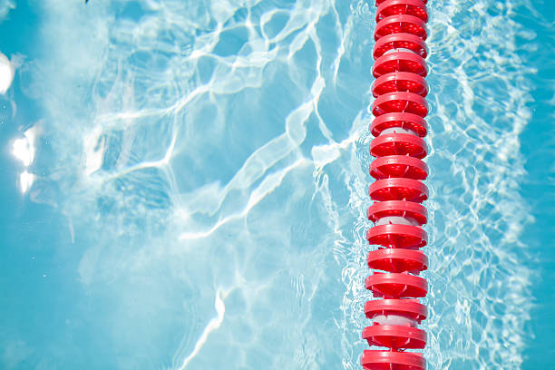 istock Swimming pool and lane rope 175726982