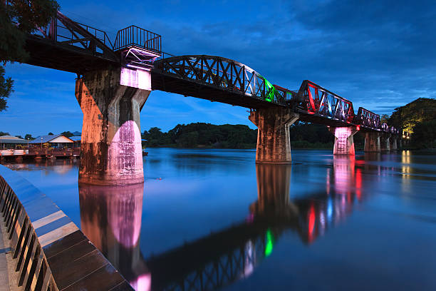 Ponte Rio Kwai - fotografia de stock
