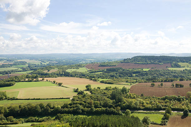 istock Panoramic aerial view in France 175727924