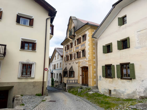 istock Beautiful historic houses in Sargans. 1757279564
