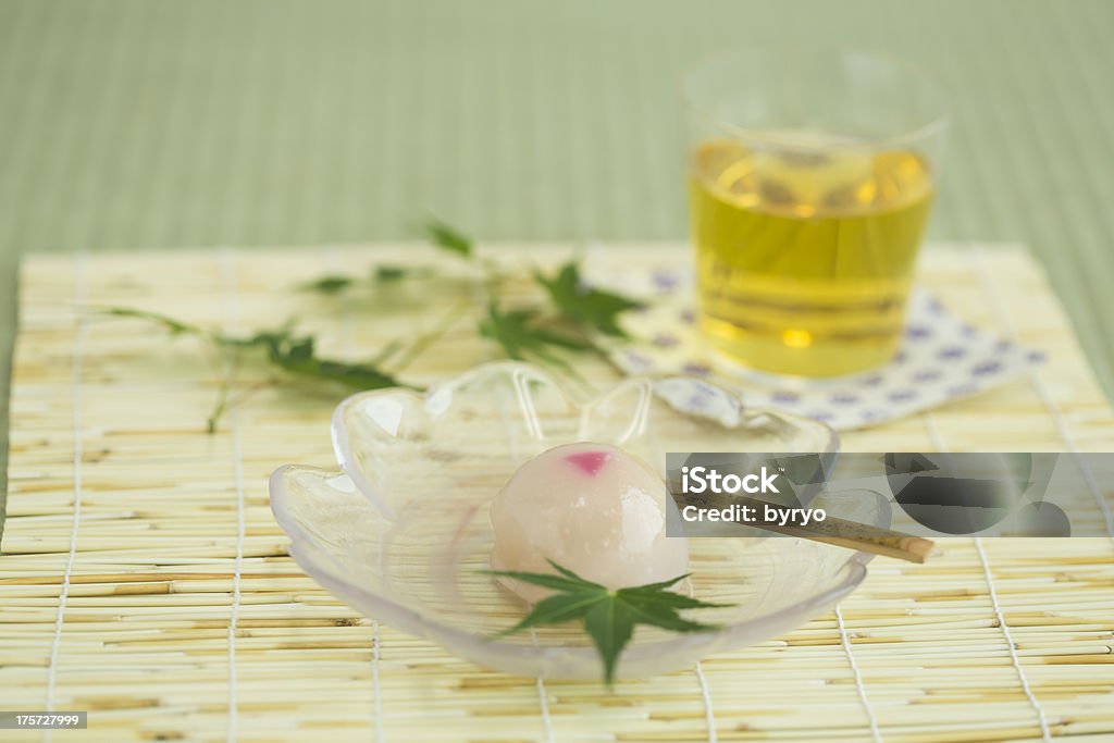 Doce e chá japonês - Foto de stock de Bebida royalty-free