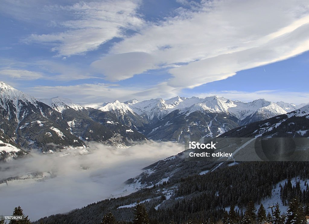 Berglandschaft in den Alpen. - Lizenzfrei Alpen Stock-Foto