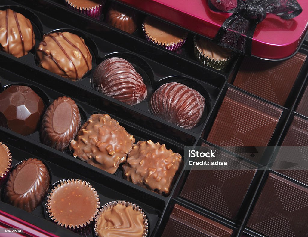 Chocolate box Backgrounds Stock Photo