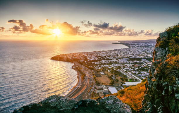 istock Sunrise on Reunion Island. 1757316559