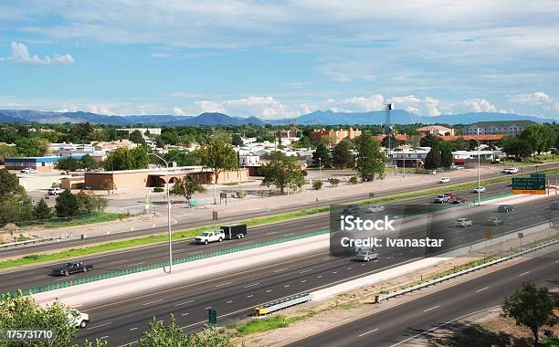 Panamericano Estrada Autoestrada - Fotografias de stock e mais imagens de Albuquerque - Novo México - Albuquerque - Novo México, Tráfego, Ajardinado