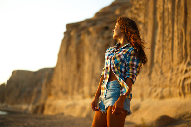 istock Happy woman day dreaming in summer day. 1757318742
