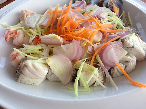 istock Spicy seafood salad 175733495