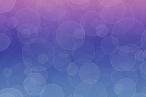 Beautiful bokeh background, blue color card