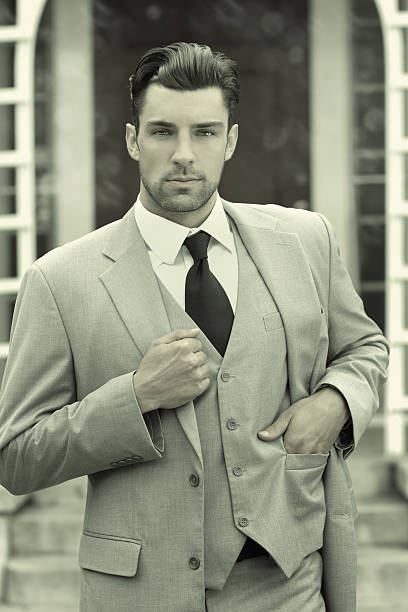 istock Confident retro businessman 175736932