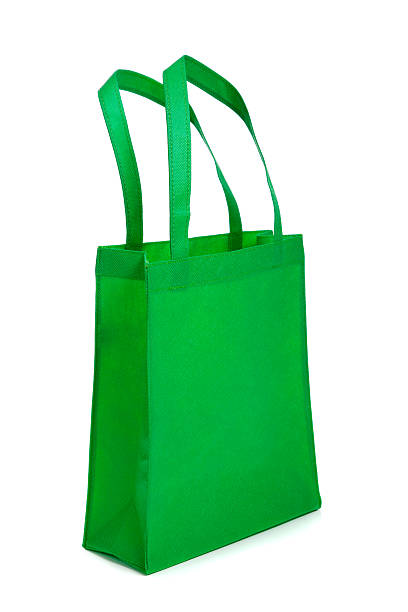 istock Green Shopping Bag with Handles 175737134