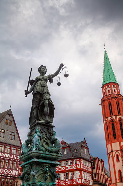istock statue of Justitia in Frankfurt 175737260