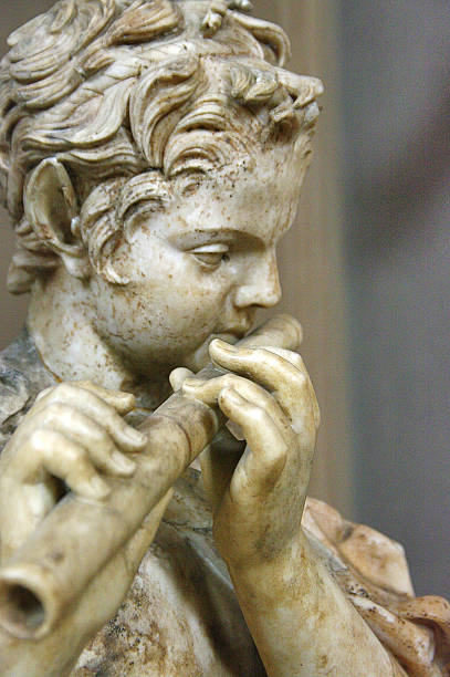 istock Old roman sculpture, fragment. 175737404