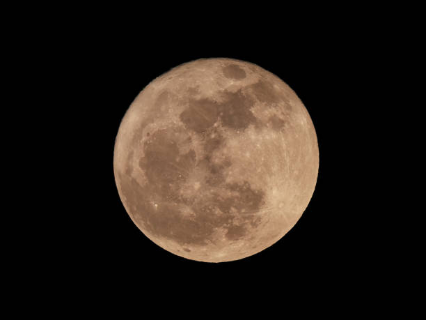 istock red supermoon seen with telescope 1757384235