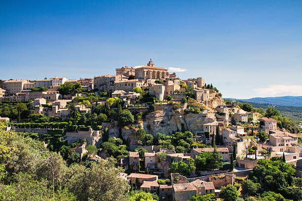 istock Panorama of hilltop town Gordes 175738775
