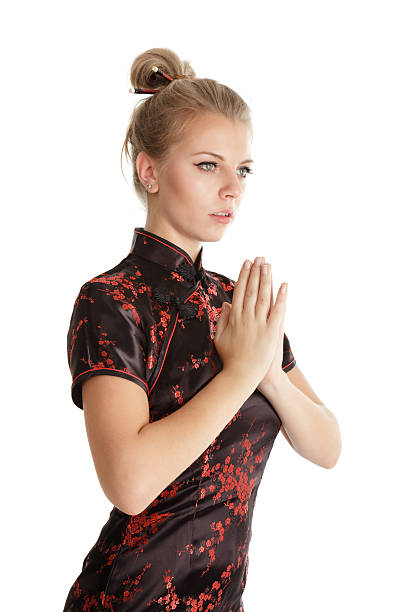 istock Young greeting woman 175739073