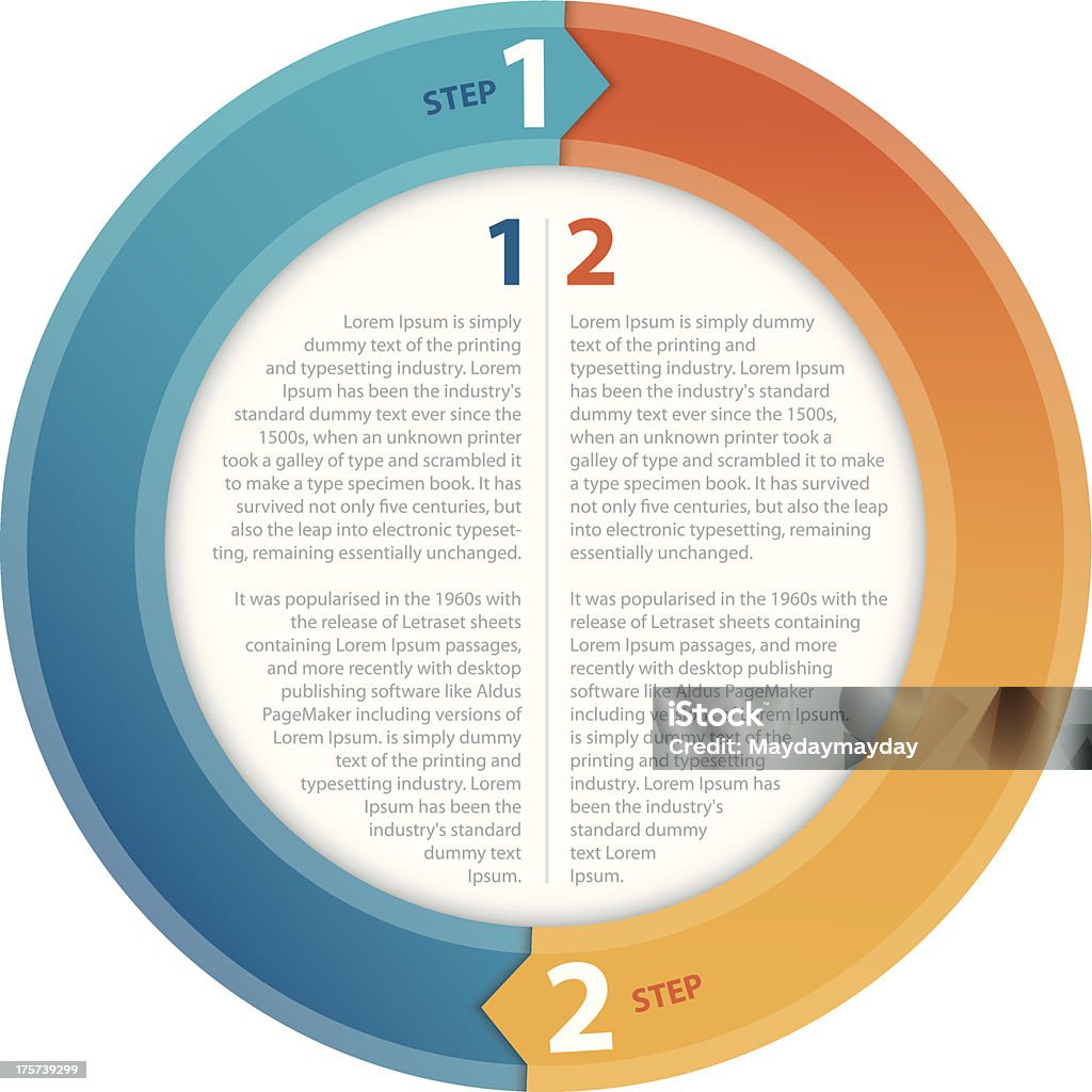 Circular plan de negocio. - arte vectorial de Continuidad libre de derechos