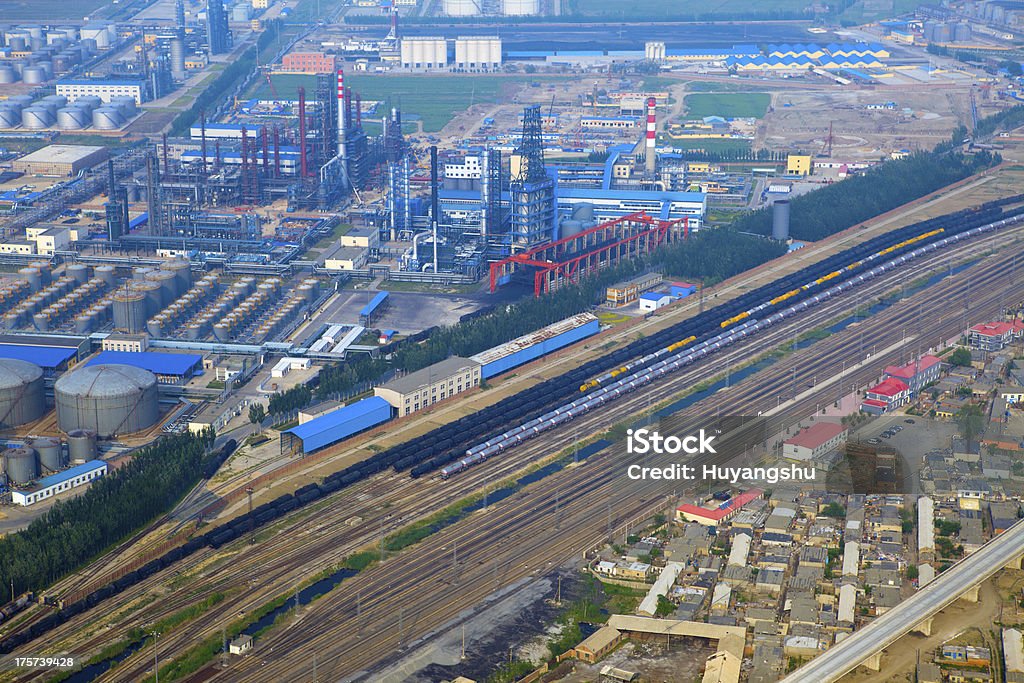 wagons de Train - Photo de Avion libre de droits