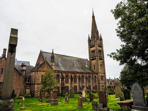 Dunfermline Abbey the heart of the old historic capital of Scotland and the resting place of King Robert the Bruce.