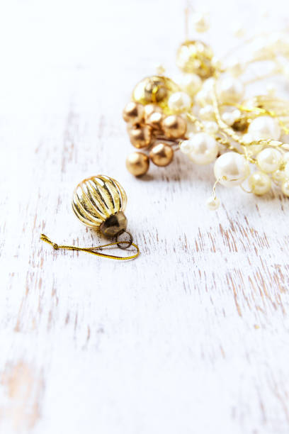 istock Christmas decoration on rustic wooden background. Soft focus. Copy space. 1757428470