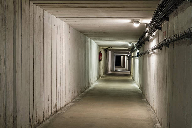 istock Underground tunnel in the Salt Mine 175743276