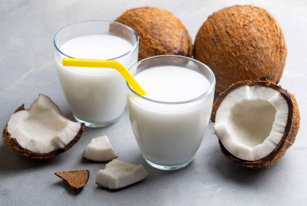 istock Coconut water or coconut milk 1757442775
