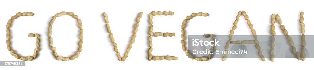 Предложение письменного, используя буквы из арахис - Стоковые фото Алфавит роялти-фри