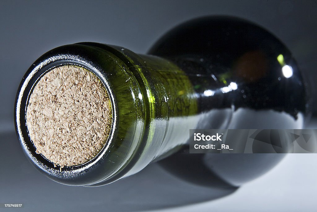 Eine Flasche Wein - Lizenzfrei Alkoholisches Getränk Stock-Foto