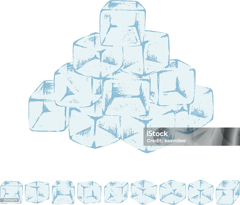 Кубик льда - Векторная графика Кубик льда роялти-фри